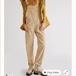 Free People Ziggy Corduroy Overalls